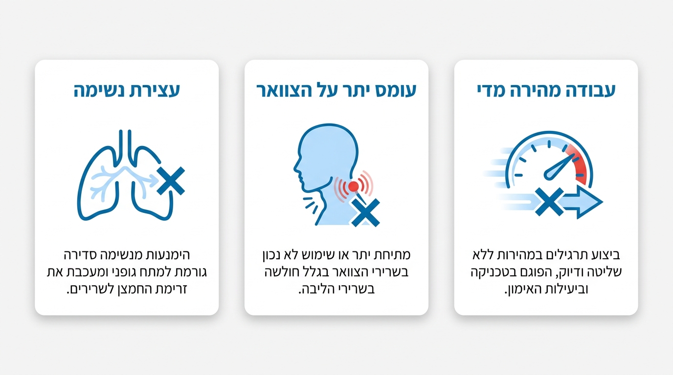 טעויות נפוצות של מתחילים בפילאטיס ואיך להימנע מהן